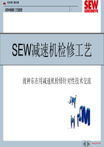 SEW减速机检修工艺流程