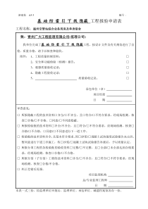 基础避雷引下线隐蔽