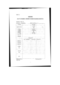 质量检查表