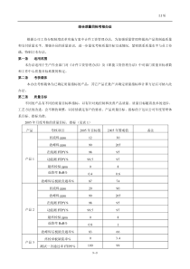 质量目标考核办法