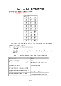 OVATION卡件接线方式