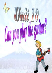 英语课件七年级英语Can you play the guitar课件2