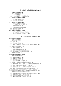 75马克思主义基本原理概论索引(2015年版)