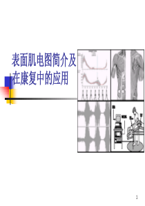 表面肌电图简介及应用