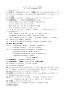 2016年山东省教师招聘山香版第二部分心理学要点笔记(最全)