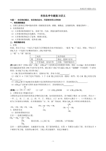 最棒的选修五有机化学专题复习讲义