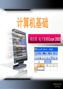 项目四 电子表格Excel2003的应用