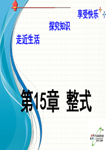 15章整式的乘除与因式分解复习课件(人教新课标八年级上)