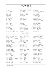 KET-分类词汇表