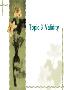 Topic-3-Validity