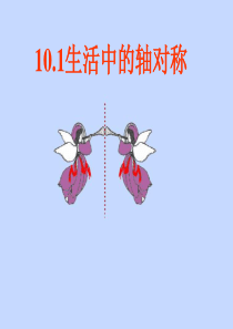 初中数学课件：10.1生活中的轴对称(华东师大版七年级下)