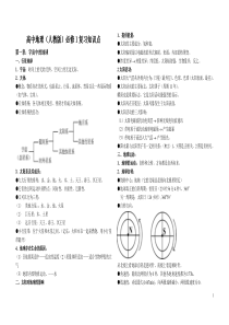 中图版地理必修一知识点总结