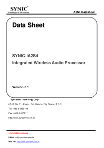 IA2S4 Datasheet元件资料