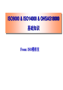 ISO9000_14000_18000基础知识0511