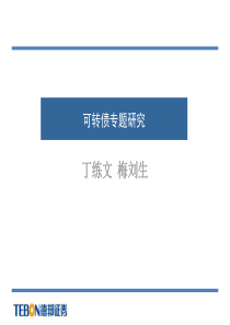 可转债专题研究(修改版)