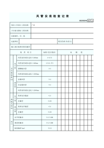 风-管-安-装-检-查-记-录