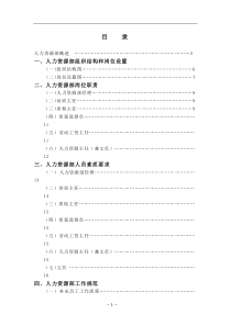 3人力资源部概述