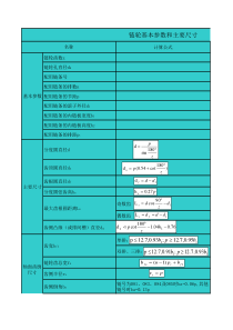 套筒滚子链链轮基本参数和主要尺寸