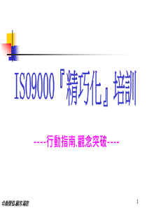 ISO9000精巧法