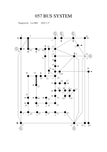 IEEE57节点系统接线图