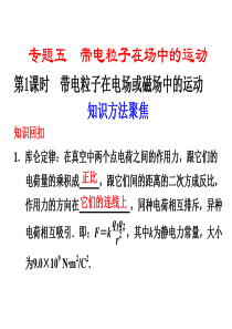 2012届步步高高考物理大二轮专题复习与增分策略课件：专题五 第1课时