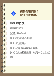 ISO9001-XXXX背景资料(国兴)