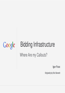 1.Bidding Infrastructure