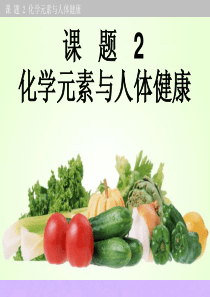 九年级化学下册 第十二单元课题2化学元素与人体健康课件 人教新课标版