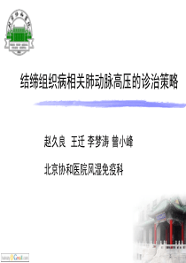 结缔组织病相关肺动脉高压的诊治策略