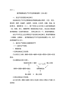 食用植物油生产许可证审查细则