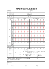 混凝土回弹自动换算表