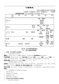 心理学史笔记(叶浩生)