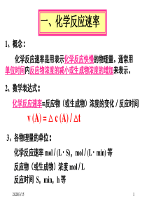 [名校联盟]浙江省桐庐分水高级中学高二化学《化学反应速率》课件 (1)