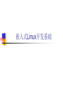 嵌入式Linux开发基础及实验