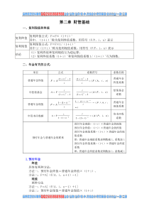 财管公式总结