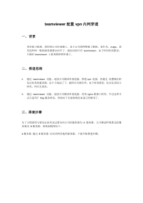 teamviewer配置vpn内网穿透