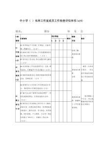 中小学名师工作室成员考核细则