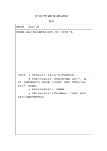 重点部位质量控制与预防措施完成版（PDF30页）