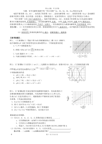 专题：有关电解质溶液中的“四大常数”Ka、Kb、Kw、Kh、Ksp的综合运用