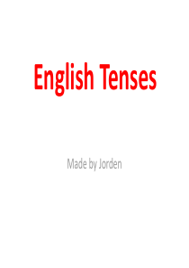 English-Tenses