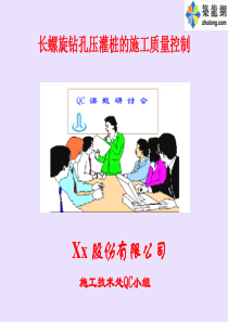 长螺旋钻孔压灌桩的施工质量控制_ppt