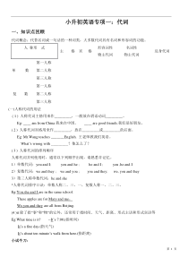 小升初英语专项四：代词