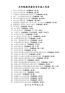 式样-局工程建设施技表