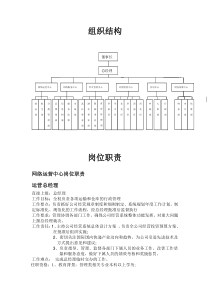 某物流快递公司组织架构图及岗位职责