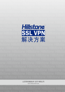 Hillstone SSL VPN解决方案