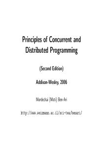 Principles of Concurrent and Distributed Programmi