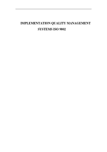 SYSTEMS ISO 9002