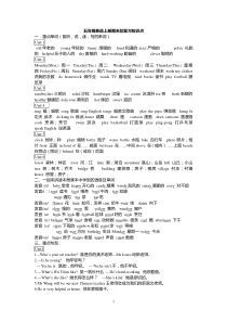 新版PEP小学英语五年级上下册期末复习知识点归纳