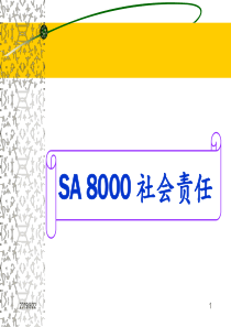 SA8000课程讲义