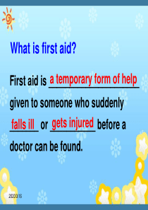 高二英语必修五：Unit 5 First aid 优秀课件